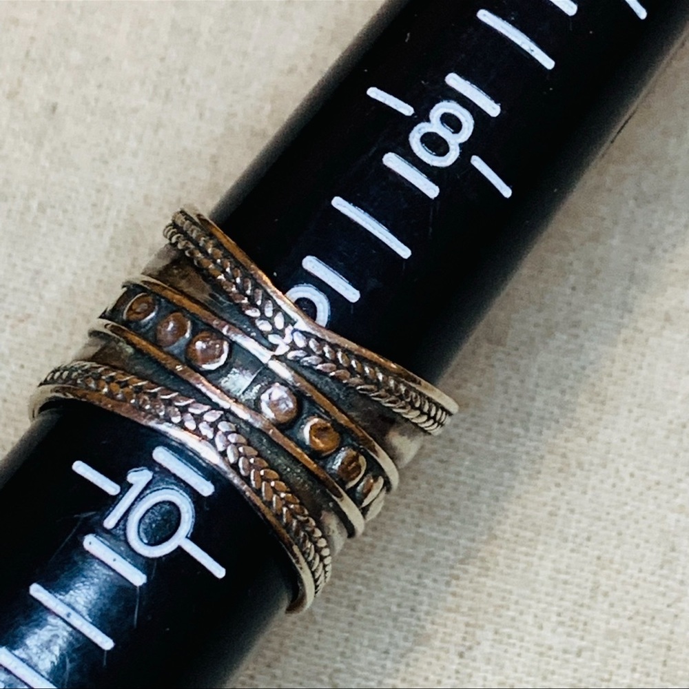 Vintage | Band | Sterling Silver Band | Whimsgoth | Festival - Picture 9 of 15